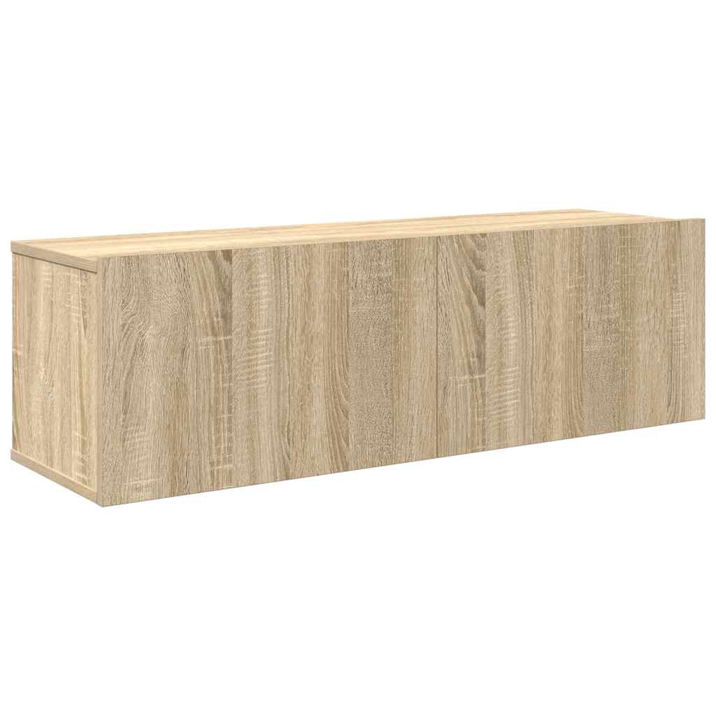 4-tlg. TV-Schrank-Set Sonoma-Eiche Holzwerkstoff