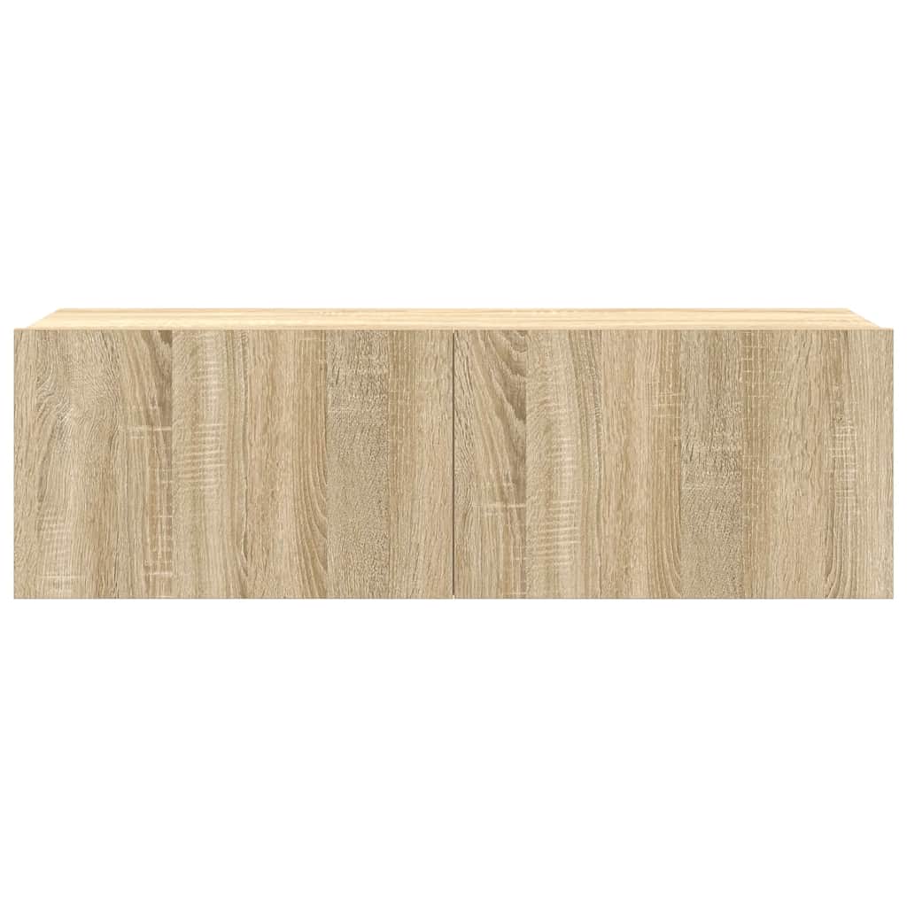 4-tlg. TV-Schrank-Set Sonoma-Eiche Holzwerkstoff
