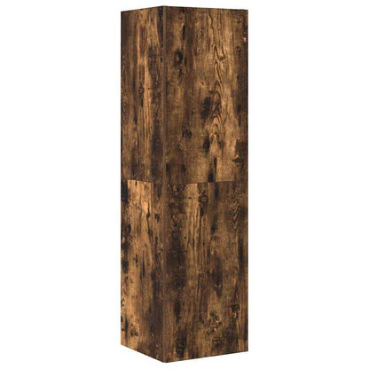 4-tlg. TV-Schrank-Set Räuchereiche Holzwerkstoff