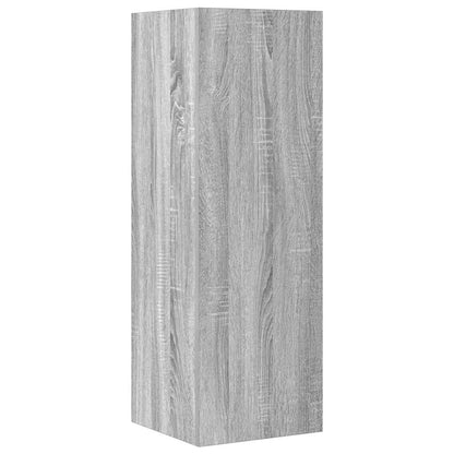 4-tlg. TV-Schrank-Set Grau Sonoma Holzwerkstoff