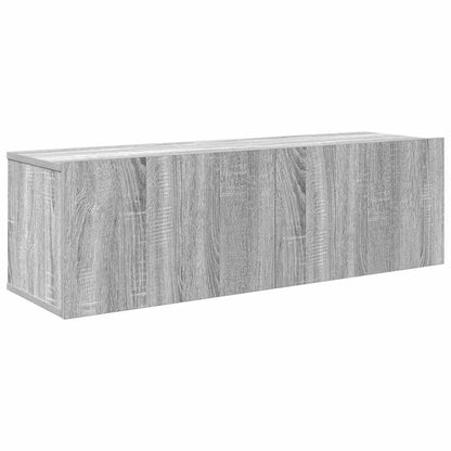 4-tlg. TV-Schrank-Set Grau Sonoma Holzwerkstoff