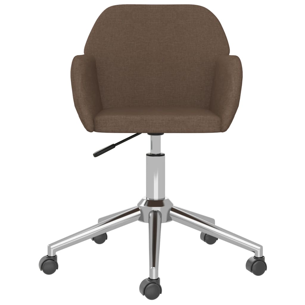 Bürostuhl Drehbar Braun Stoff