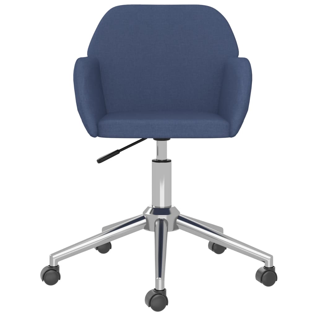 Bürostuhl Drehbar Blau Stoff