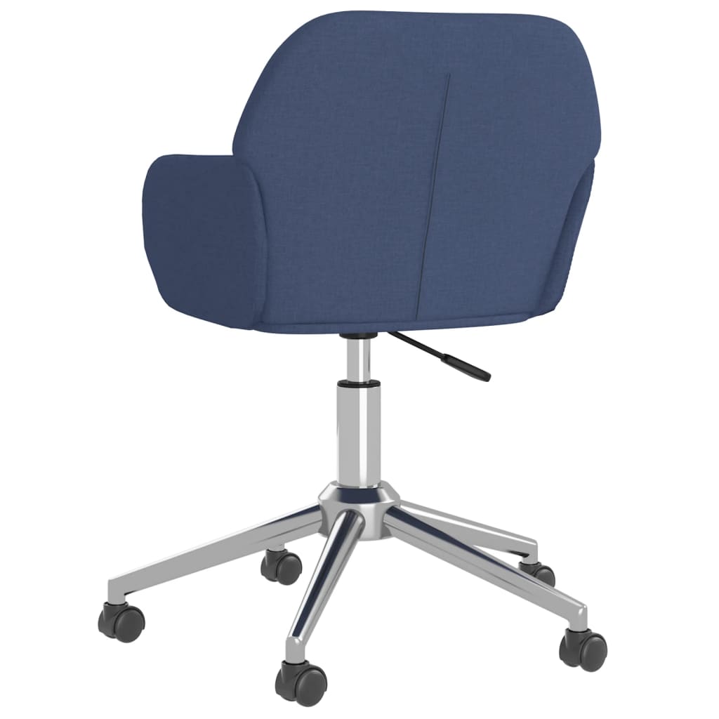 Bürostuhl Drehbar Blau Stoff