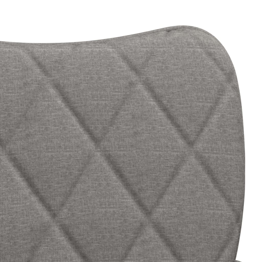 Dining chairs 2 pcs. Light grey fabric