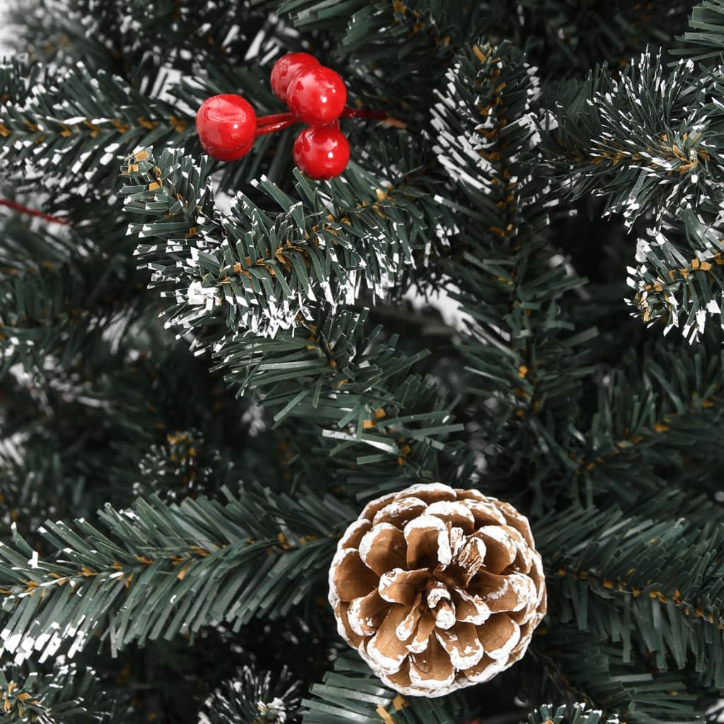 Künstlicher Weihnachtsbaum mit Ständer Grün 210 cm PVC