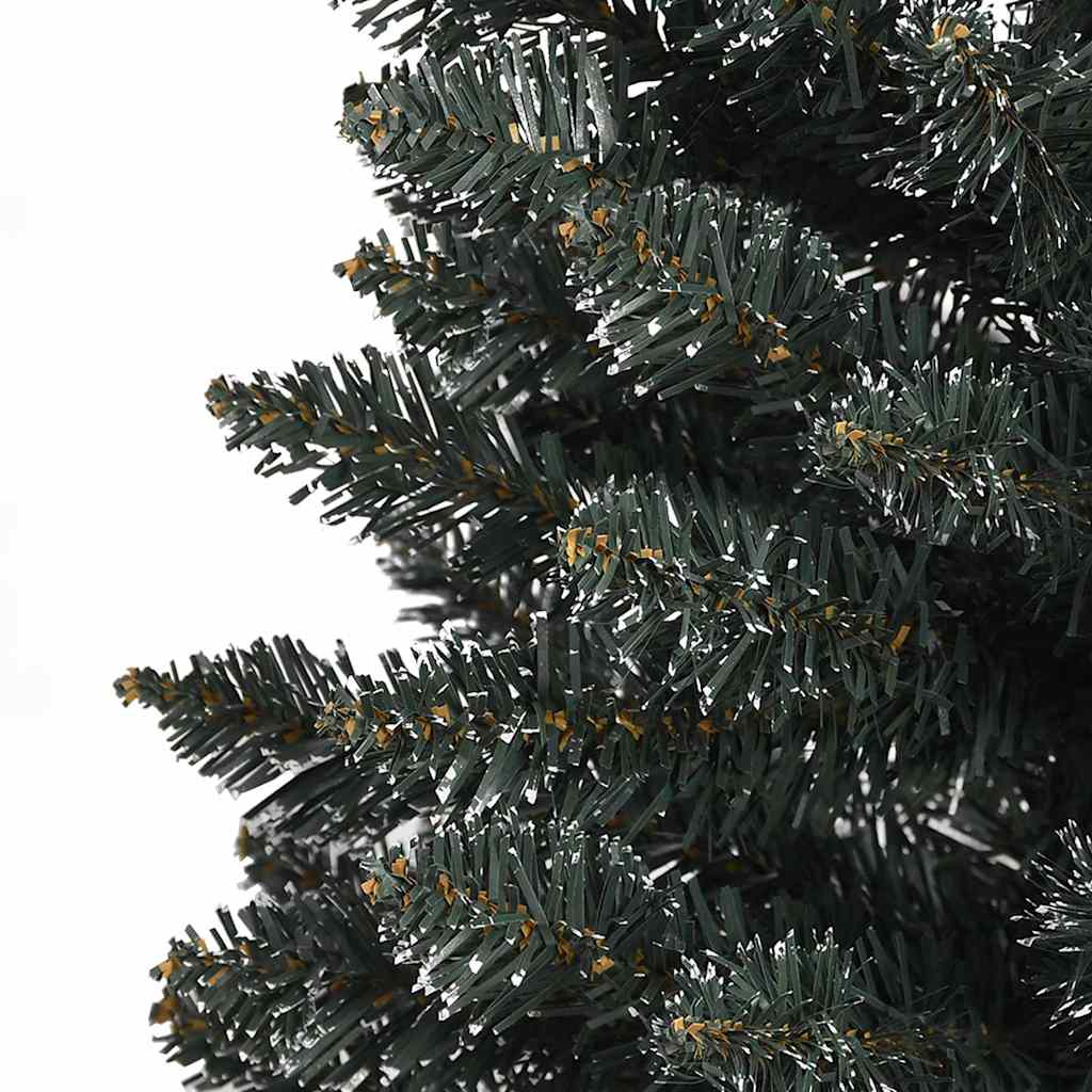 Künstlicher Weihnachtsbaum mit Ständer Schlank Grün 120 cm PVC
