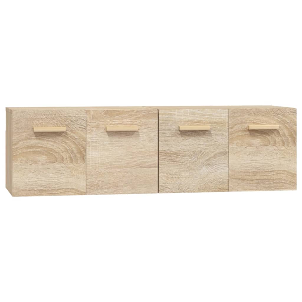 Wandschränke 2 Stk. Sonoma-Eiche 60x36,5x35 cm Holzwerkstoff