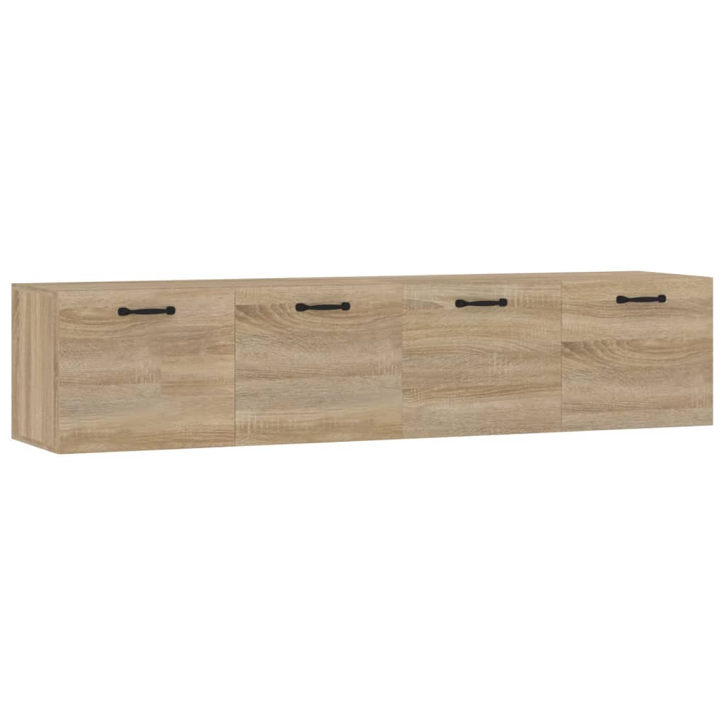 Wandschränke 2 Stk. Sonoma-Eiche 60x36,5x35 cm Holzwerkstoff