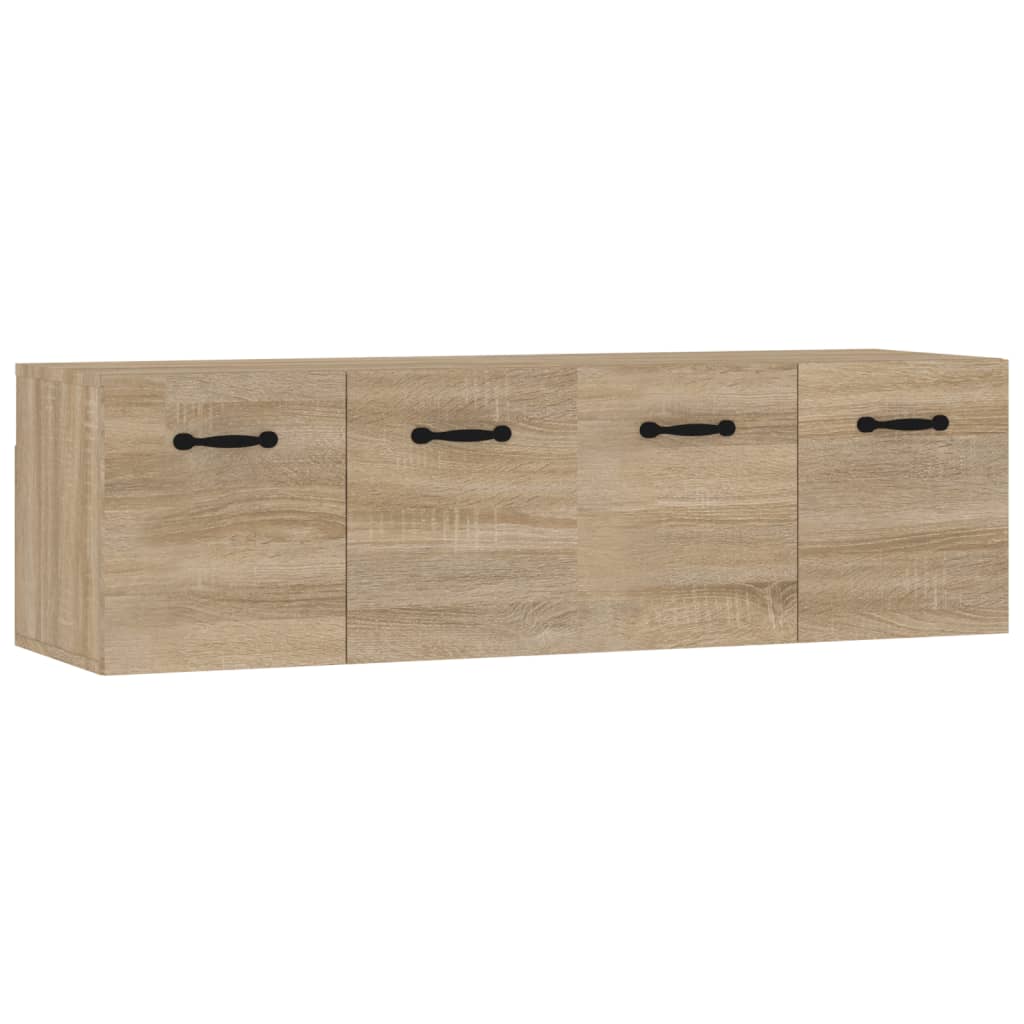 Wandschränke 2 Stk. Sonoma-Eiche 80x35x36,5 cm Holzwerkstoff