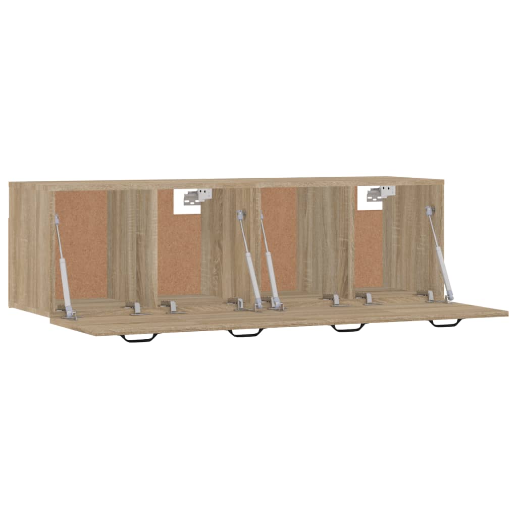 Wandschränke 2 Stk. Sonoma-Eiche 80x35x36,5 cm Holzwerkstoff