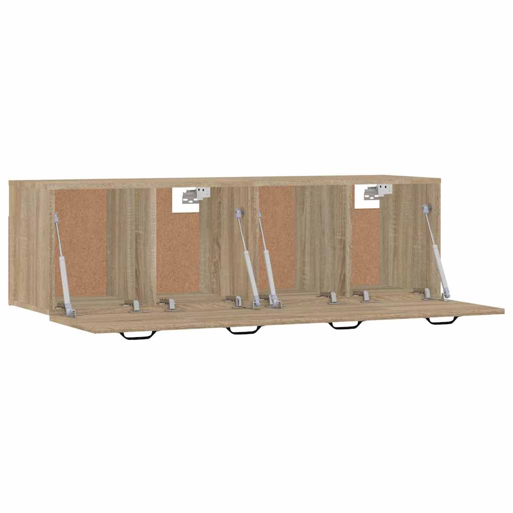 Wandschränke 2 Stk. Sonoma-Eiche 80x35x36,5 cm Holzwerkstoff