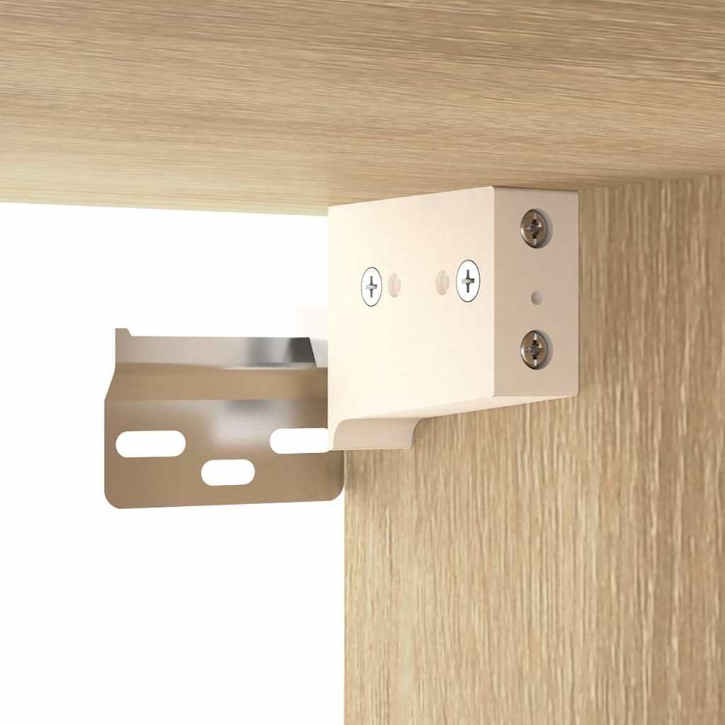 Wandschränke 2 Stk. Sonoma-Eiche 80x35x36,5 cm Holzwerkstoff