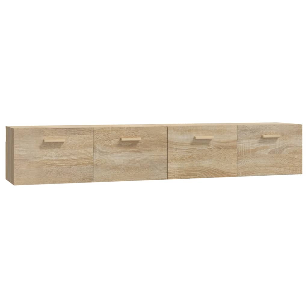 Wandschränke 2 Stk. Sonoma-Eiche 100x36,5x35 cm Holzwerkstoff