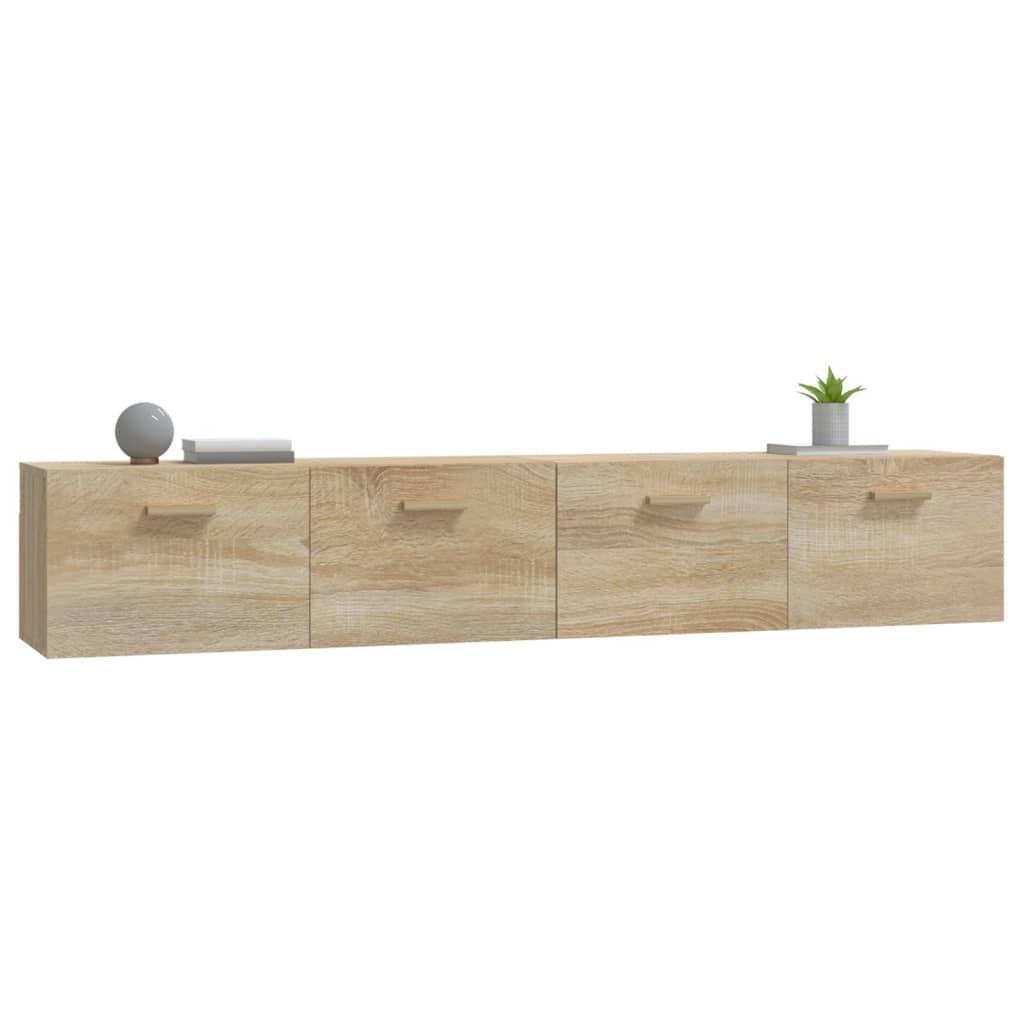 Wandschränke 2 Stk. Sonoma-Eiche 100x36,5x35 cm Holzwerkstoff