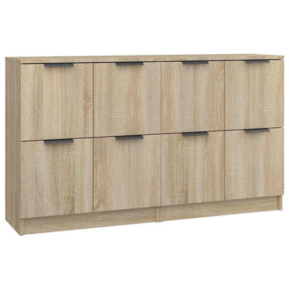 Sideboards 2 Stk. Sonoma-Eiche 60x30x70 cm Holzwerkstoff