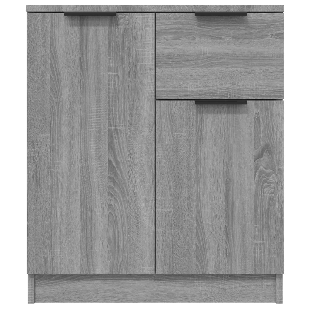 Sideboards 2 Stk. Grau Sonoma 60x30x70 cm Holzwerkstoff