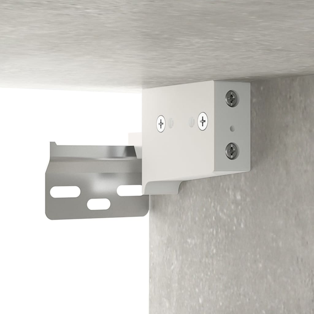 Sideboards 3 Stk. Betongrau Holzwerkstoff