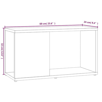 TV-Schrank Grau Sonoma 60x24x32 cm Holzwerkstoff