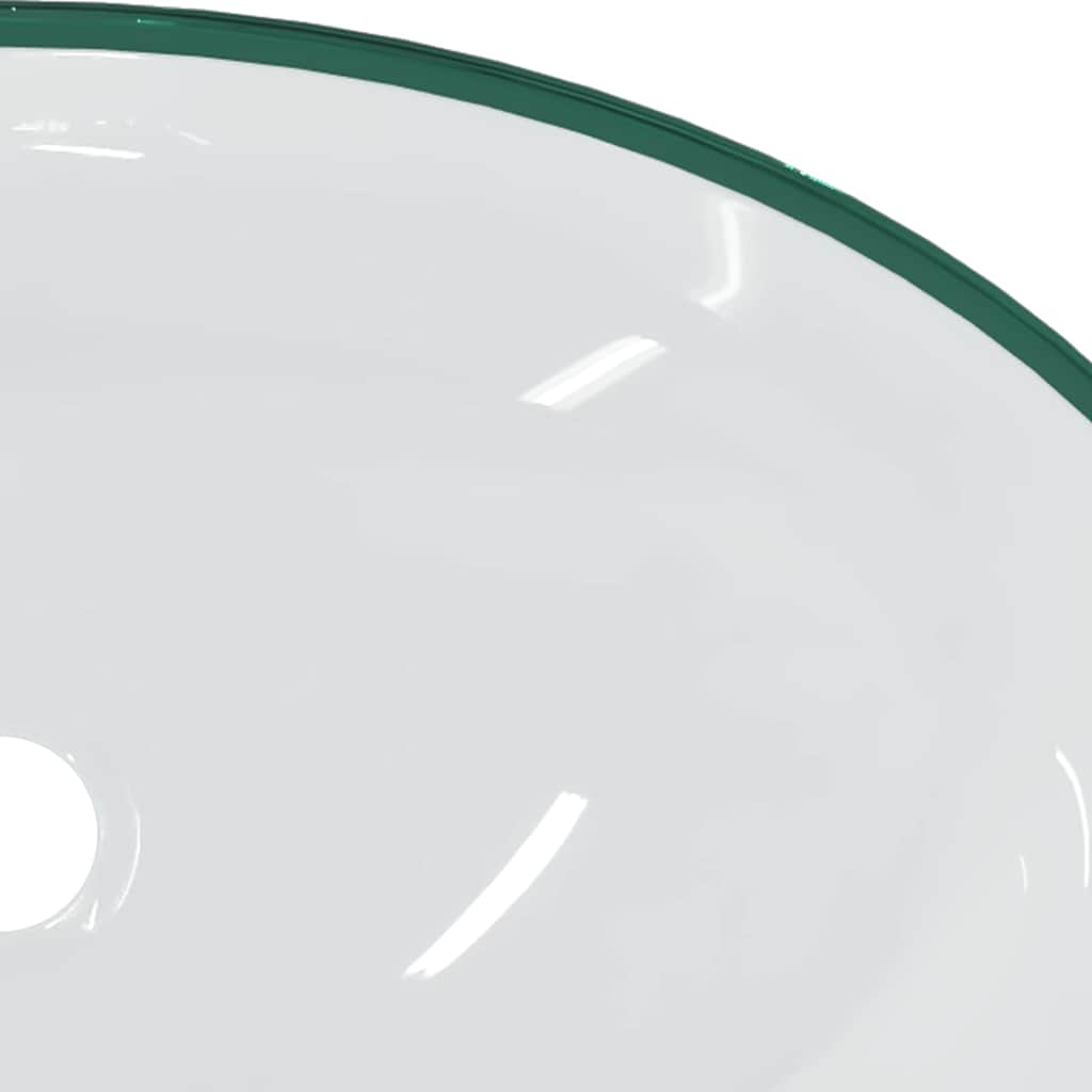 Waschbecken Hartglas 54,5x35x15,5 cm Transparent