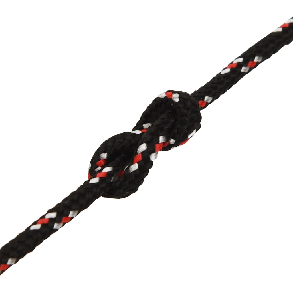 Bootsseil Schwarz 3 mm 50 m Polypropylen