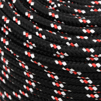 Bootsseil Schwarz 6 mm 25 m Polypropylen