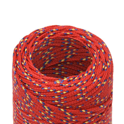 Bootsseil Rot 2 mm 100 m Polypropylen