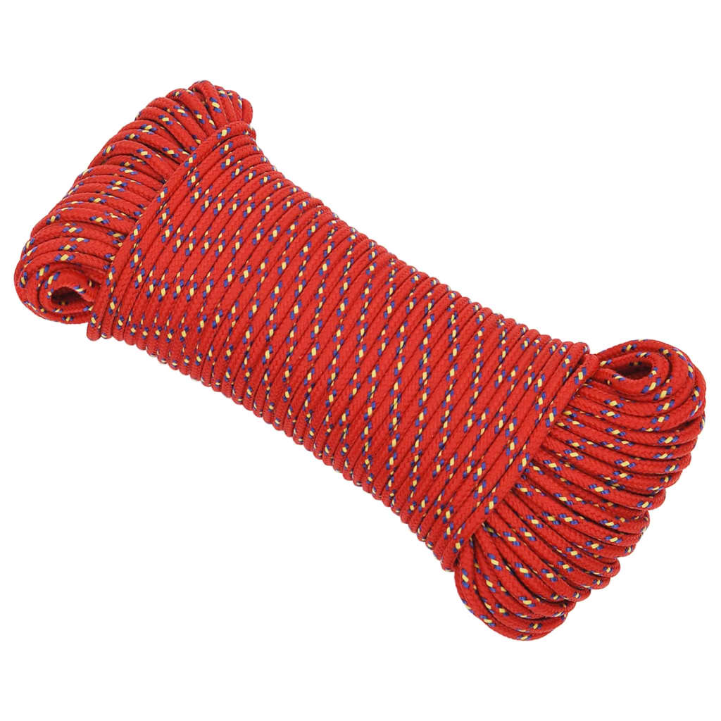 Bootsseil Rot 3 mm 25 m Polypropylen