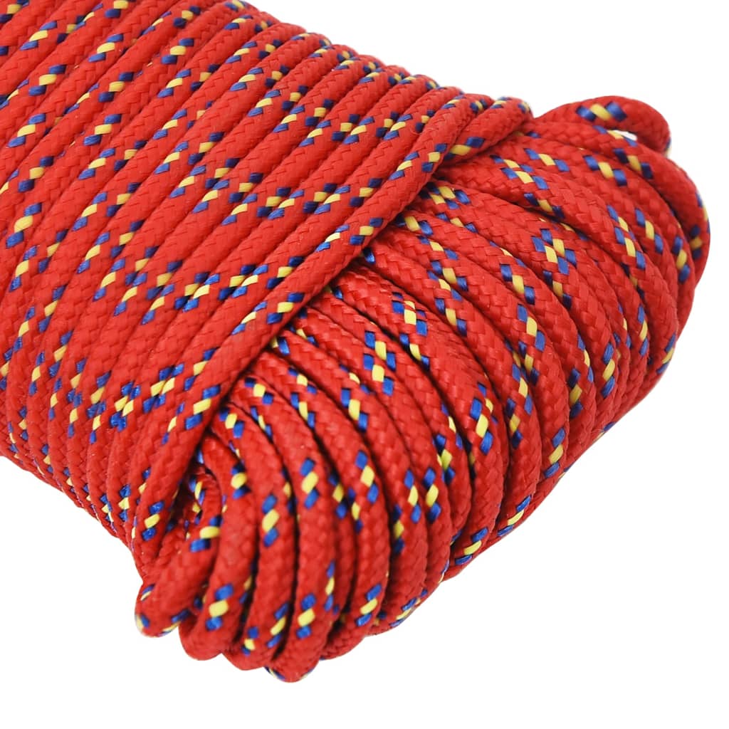 Bootsseil Rot 3 mm 25 m Polypropylen