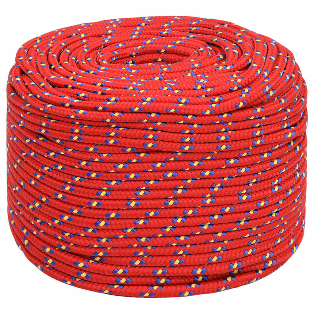 Bootsseil Rot 6 mm 25 m Polypropylen