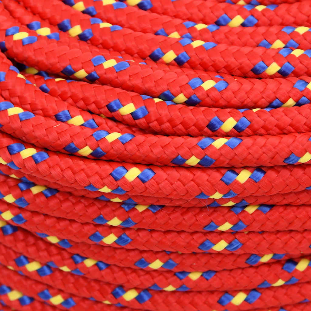 Bootsseil Rot 6 mm 25 m Polypropylen