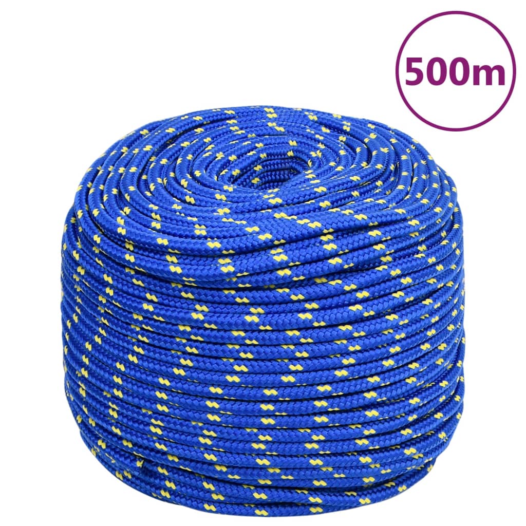 Bootsseil Blau 10 mm 500 m Polypropylen