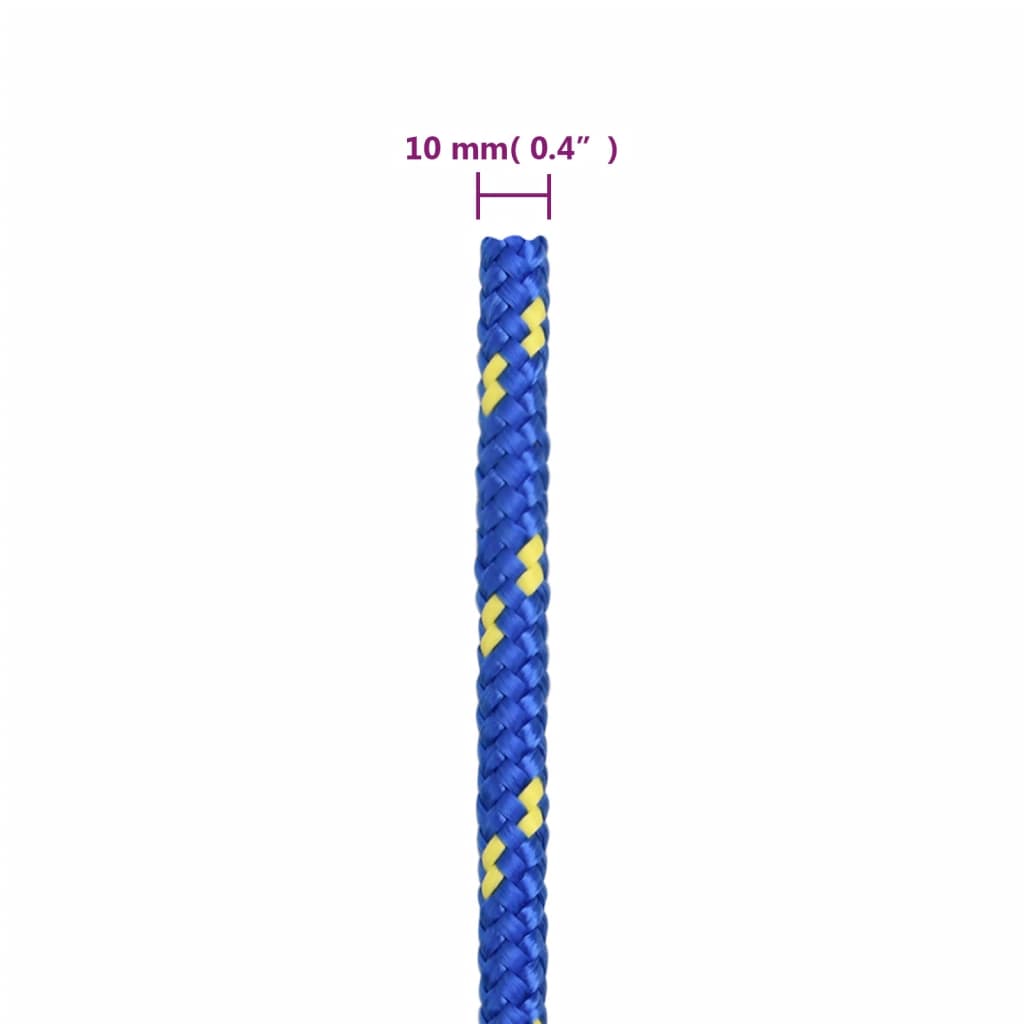 Bootsseil Blau 10 mm 500 m Polypropylen