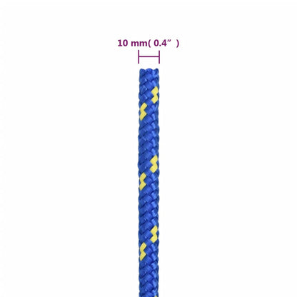 Bootsseil Blau 10 mm 500 m Polypropylen