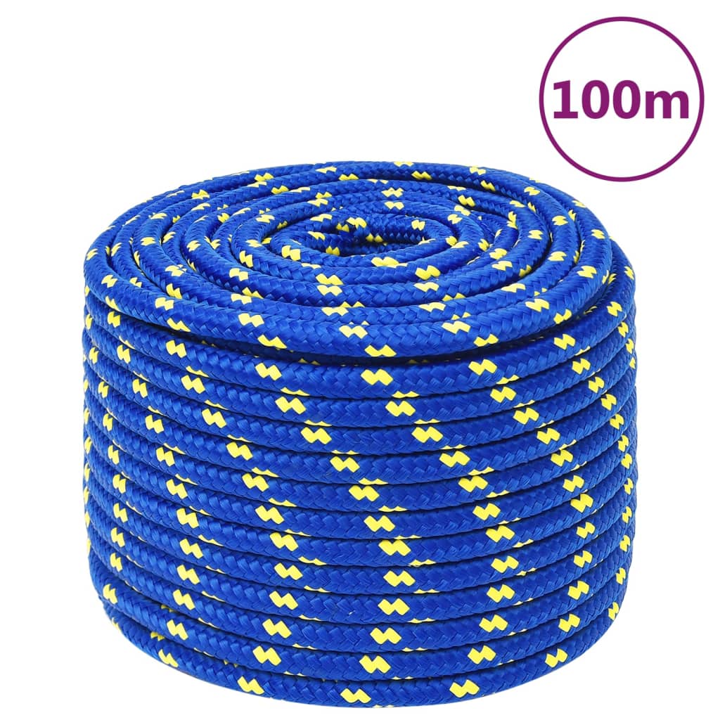 Bootsseil Blau 12 mm 100 m Polypropylen
