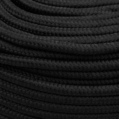 Bootsseil Schwarz 6 mm 50 m Polypropylen