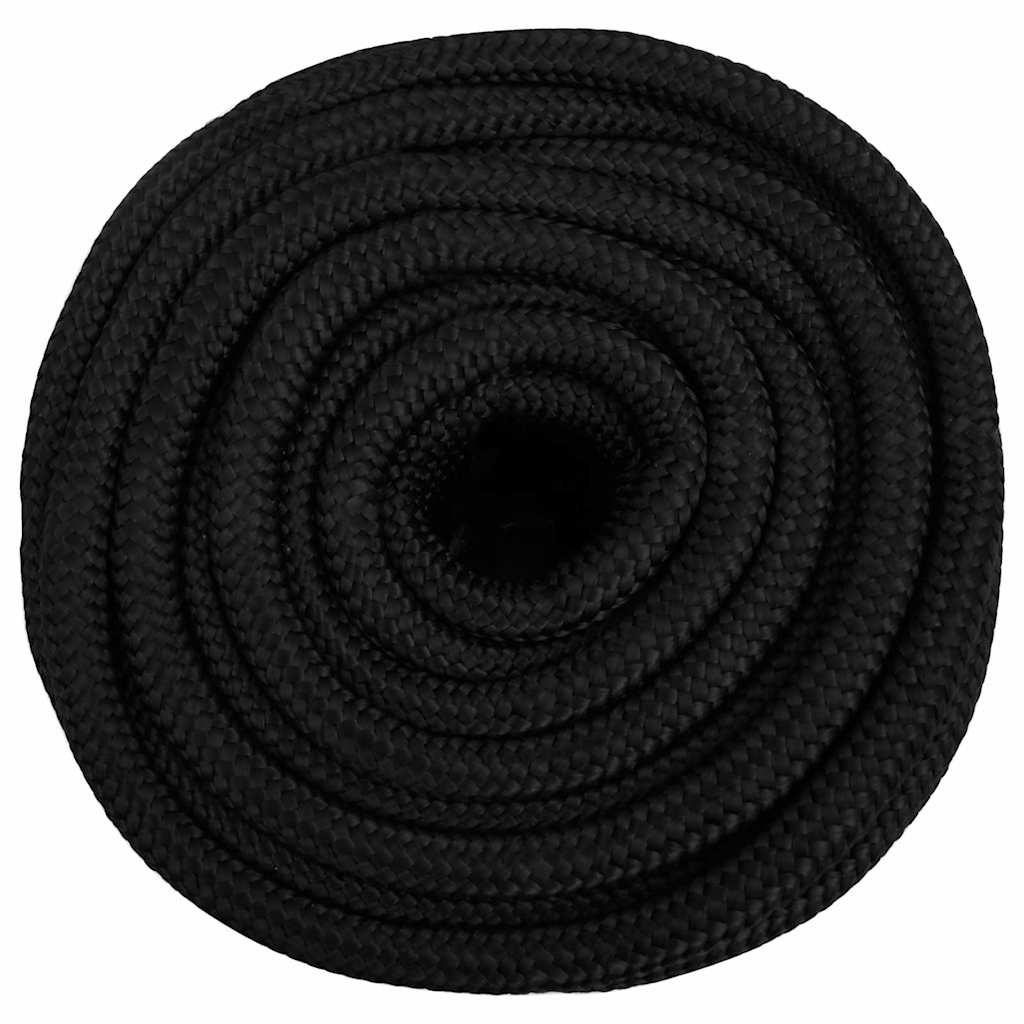 Bootsseil Schwarz 18 mm 25 m Polypropylen