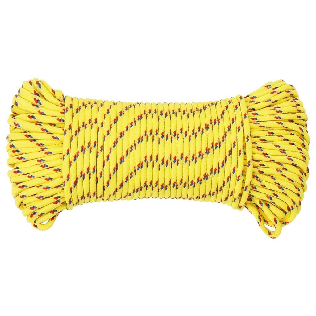 Bootsseil Gelb 5 mm 50 m Polypropylen
