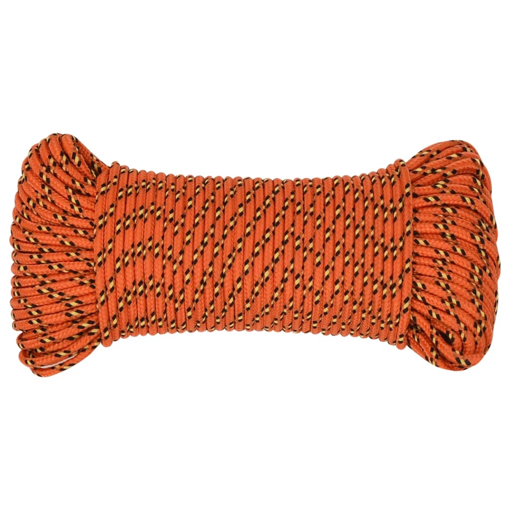 Bootsseil Orange 5 mm 100 m Polypropylen