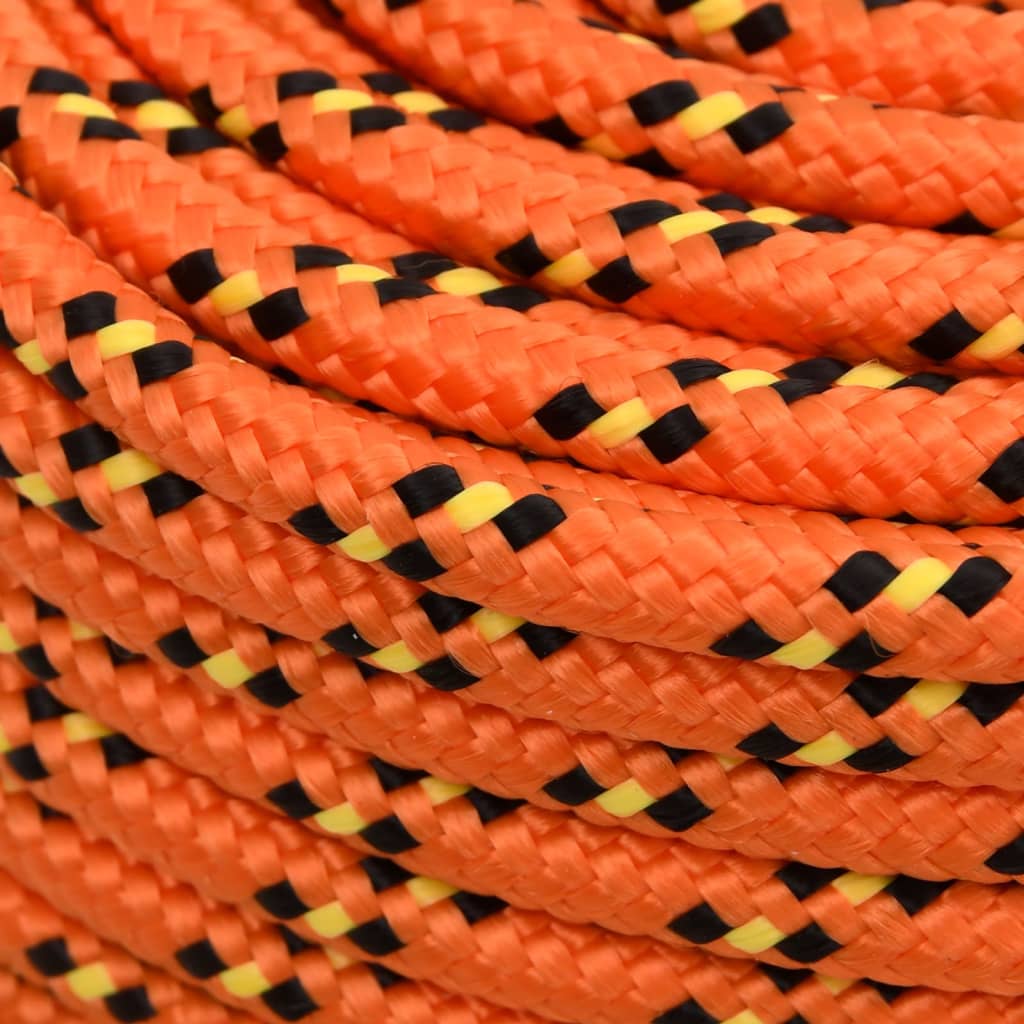 Bootsseil Orange 8 mm 250 m Polypropylen
