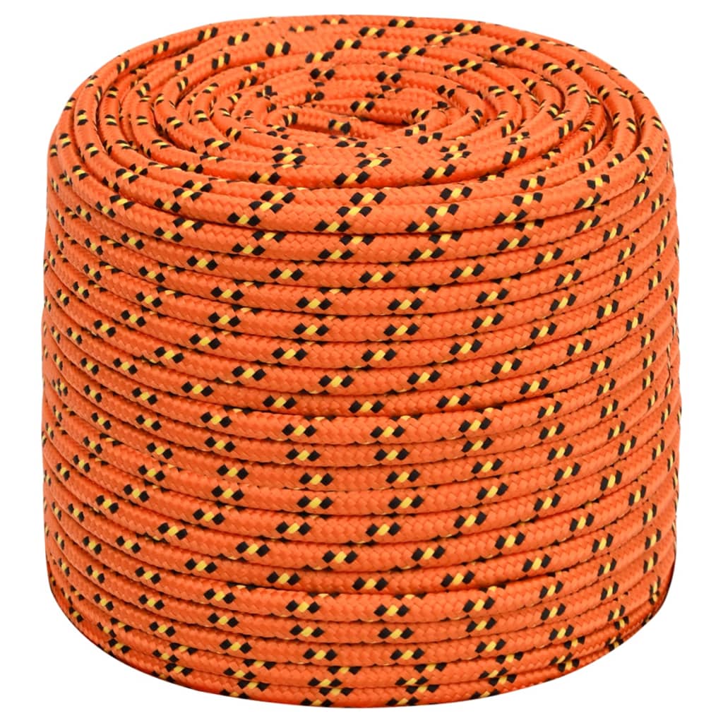 Bootsseil Orange 10 mm 50 m Polypropylen