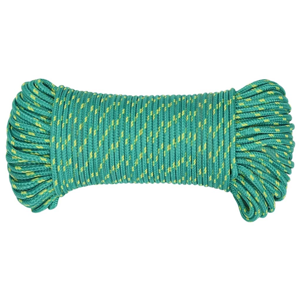 Bootsseil Grün 4 mm 50 m Polypropylen