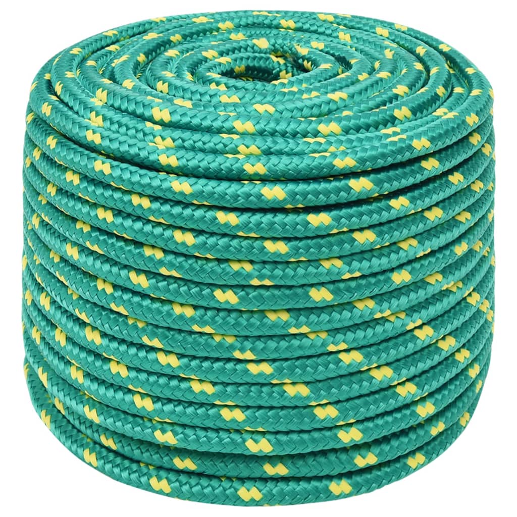 Bootsseil Grün 14 mm 50 m Polypropylen