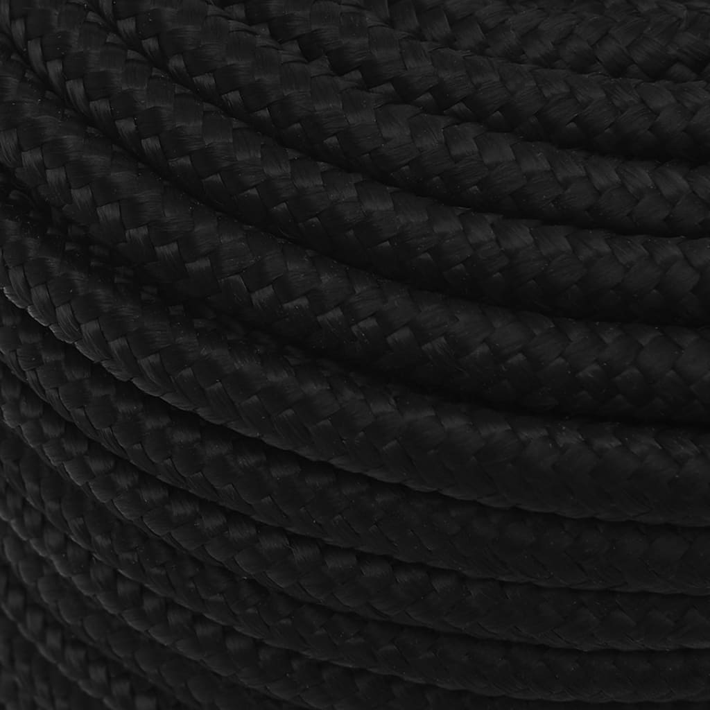 Arbeitsseil Schwarz 14 mm 250 m Polyester