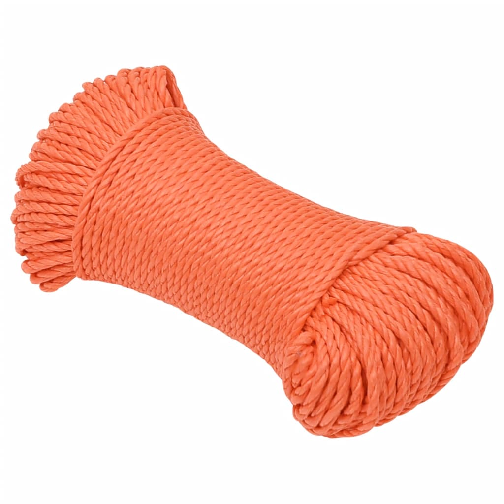 Arbeitsseil Orange 3 mm 50 m Polypropylen