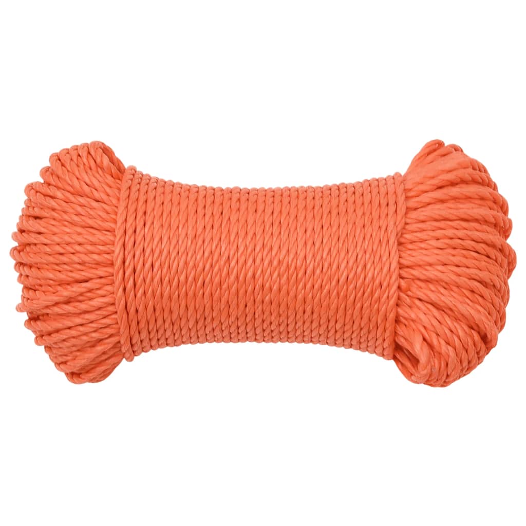 Arbeitsseil Orange 3 mm 50 m Polypropylen