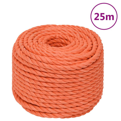 Arbeitsseil Orange 12 mm 25 m Polypropylen