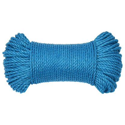 Arbeitsseil Blau 6 mm 50 m Polypropylen