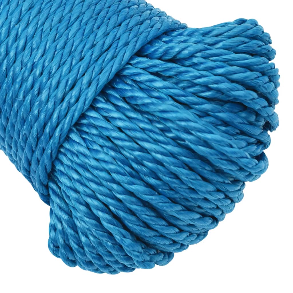 Arbeitsseil Blau 6 mm 100 m Polypropylen