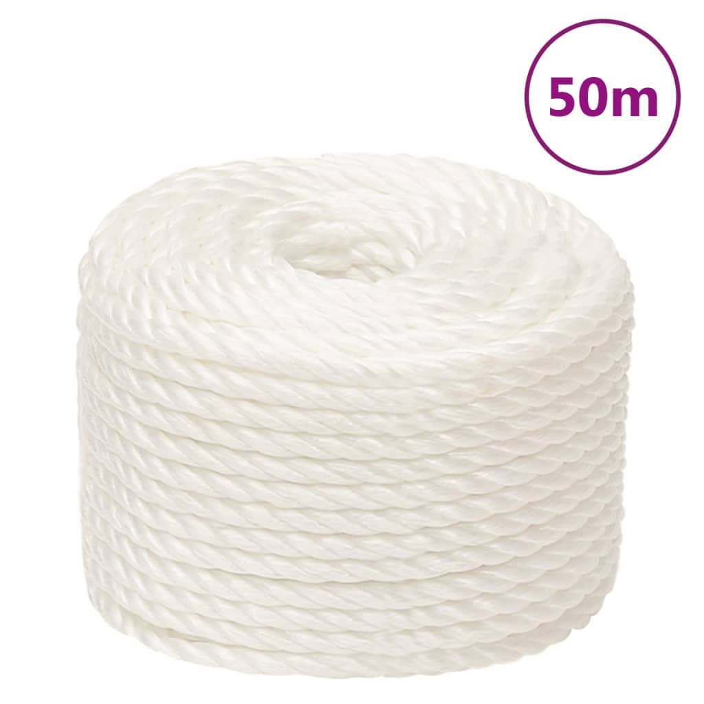 Arbeitsseil Weiß 16 mm 50 m Polypropylen